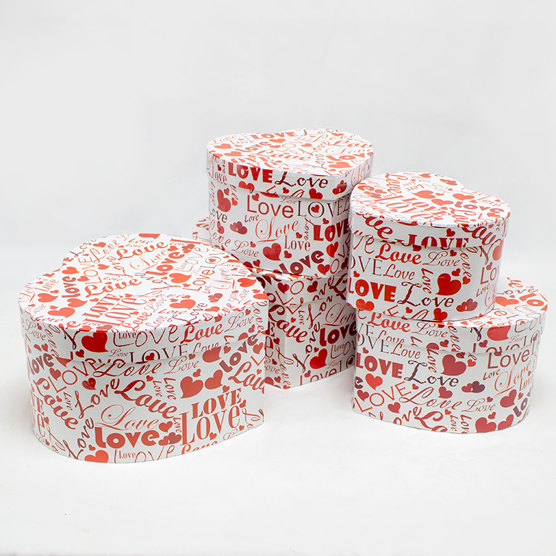 Flower Box Coração 23cm ( 5Un.) Love B/V