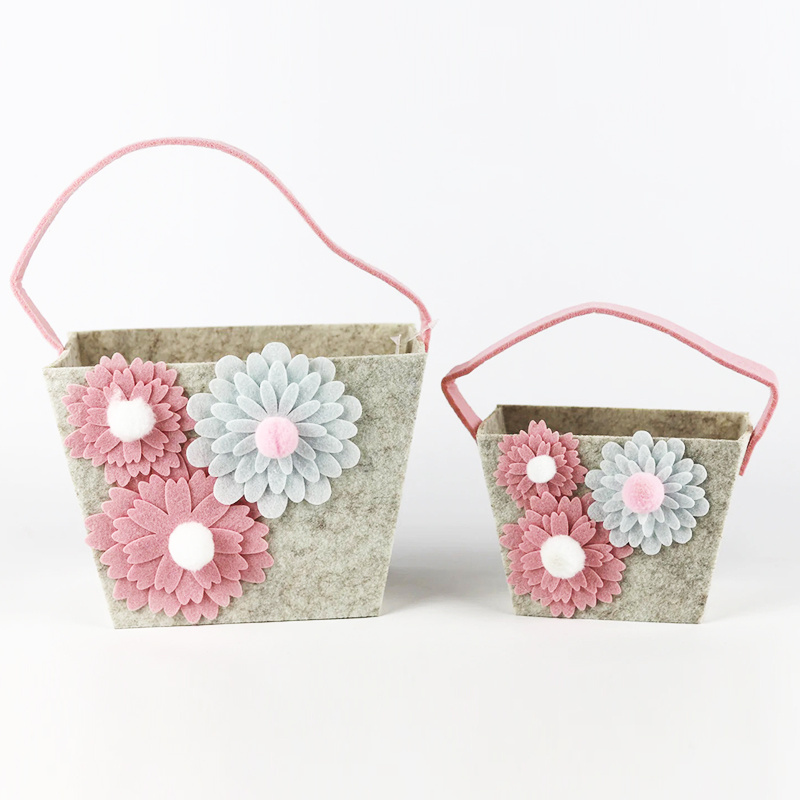 Cesta Feltro Rect. 19x14/14x10cm (2 Un)