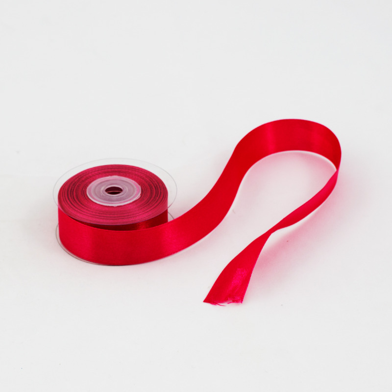 Fita Cetim 25mm x 18yds Vermelho