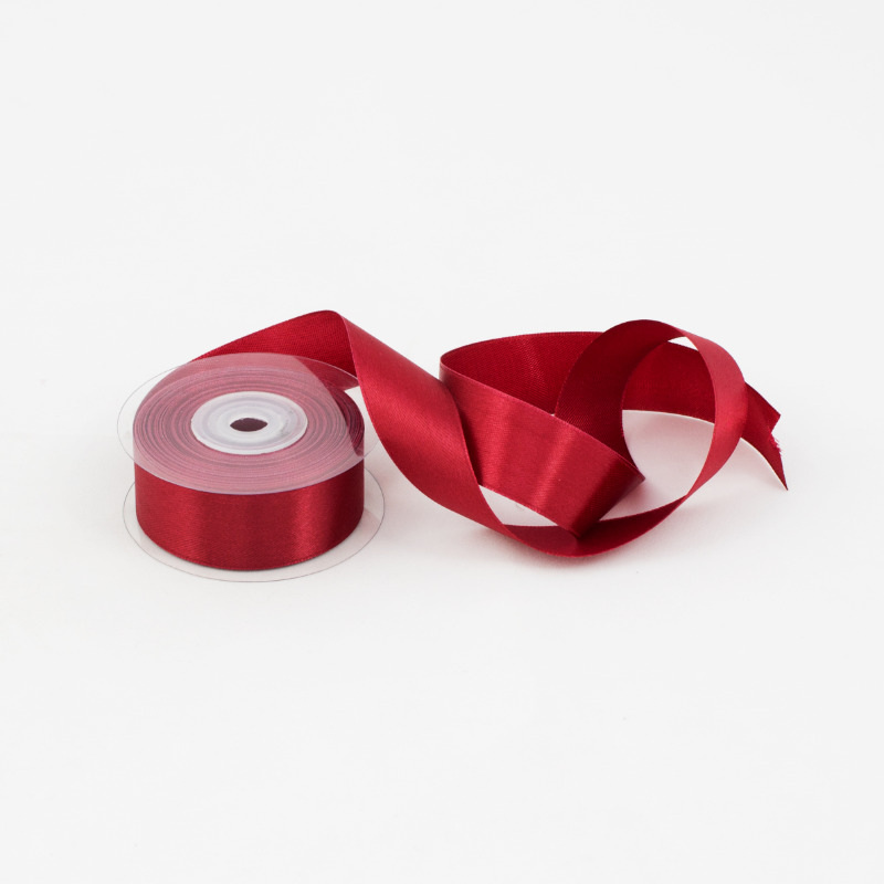 Fita Cetim 25mm x 18yds Bordeaux