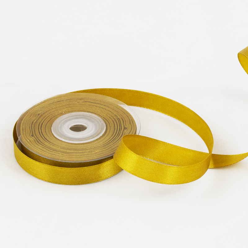 Fita Cetim 1cm x 22Yds Dourado