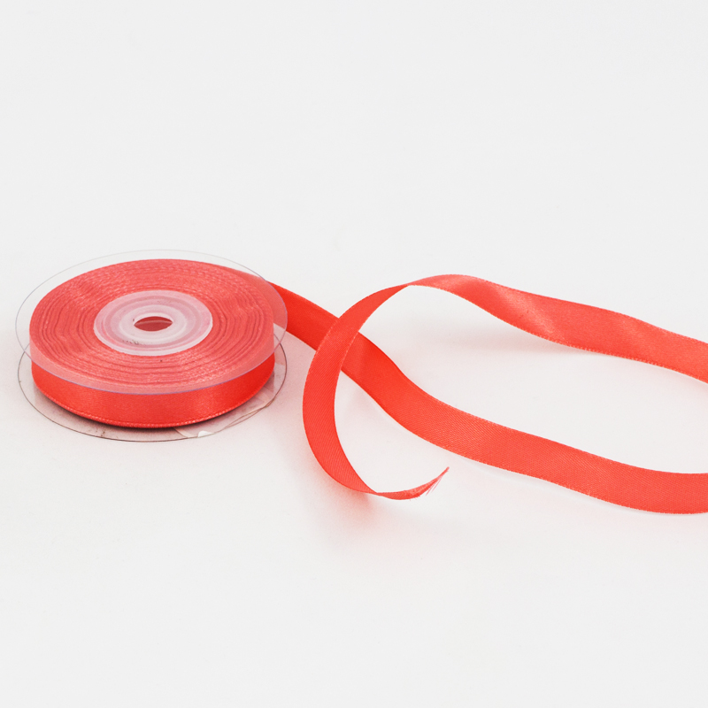 Fita Cetim 1cm x 22Yds Salmão