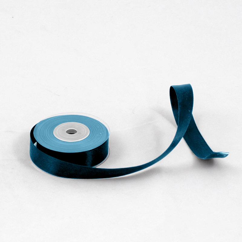 Fita Cetim 20mm x 18yds Azul Pretróleo