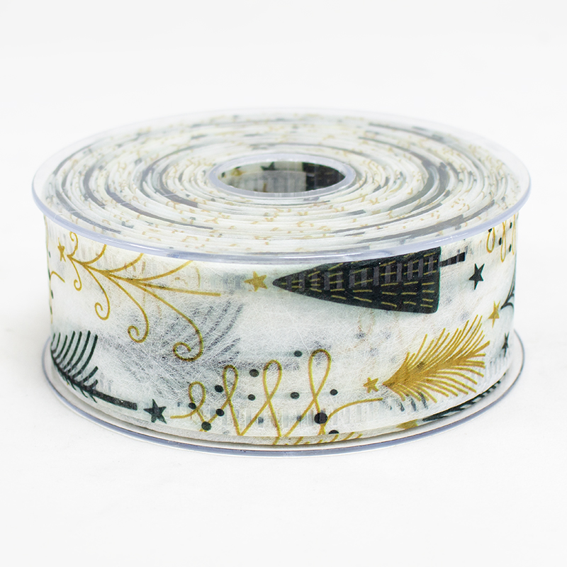 Fita Decofibra Arvore de Natal 40mm x 25mt - Verde Esc.