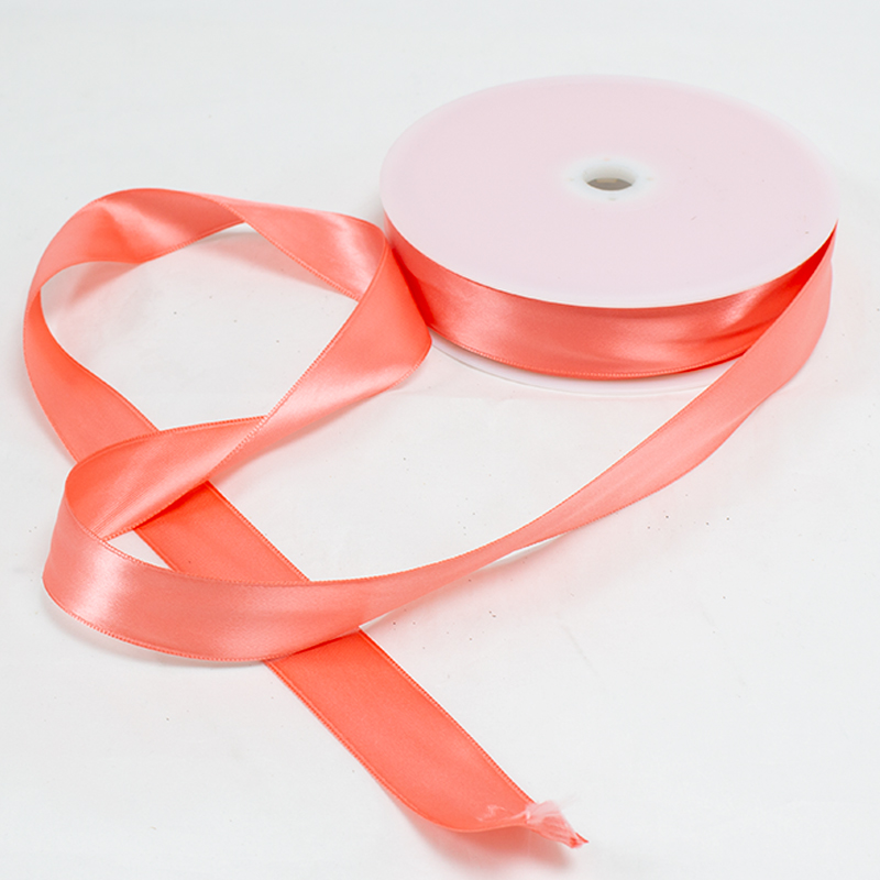 Fita Double Satin 25mm x 45mt  Coral