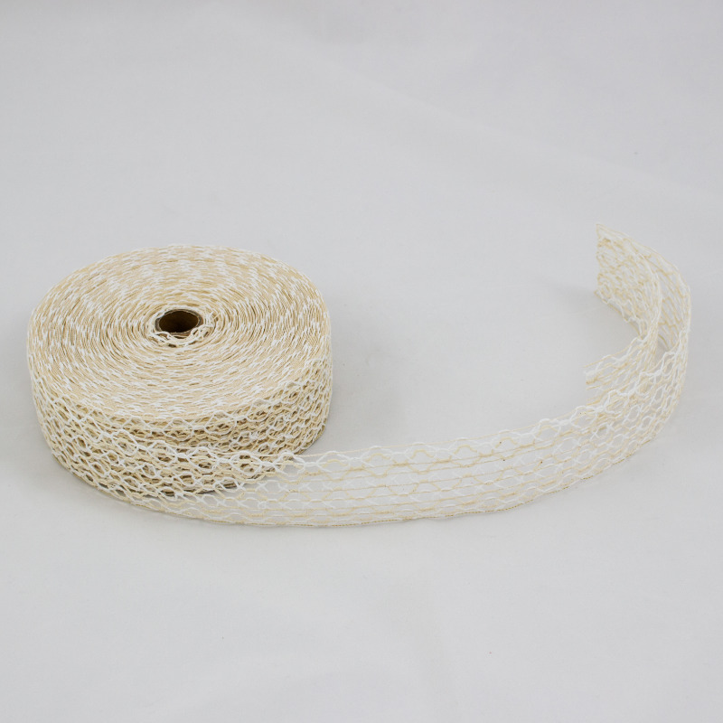 Fita Floral 50mm x 25m Branco/creme