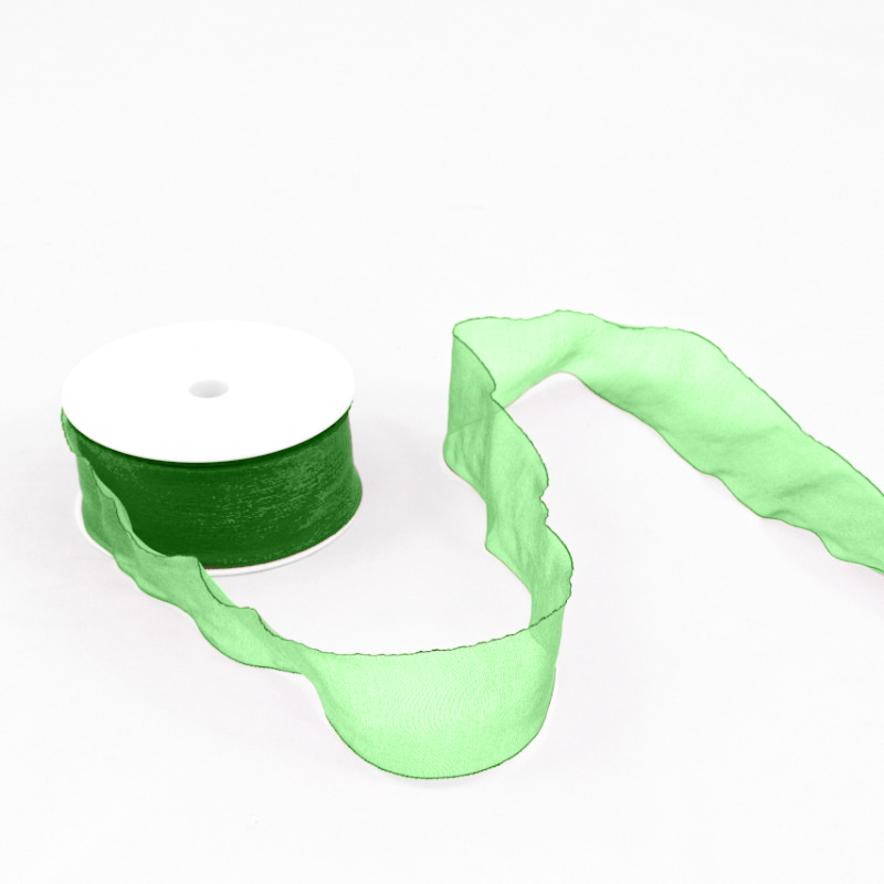 Fita Organza 40mm x 25mt Verde