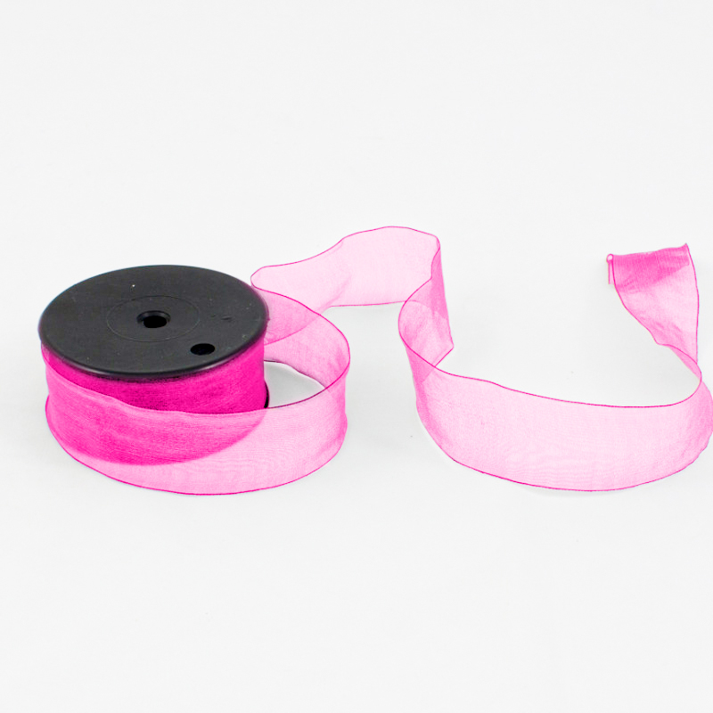 Fita Organza 40mm x 50mt Cerise