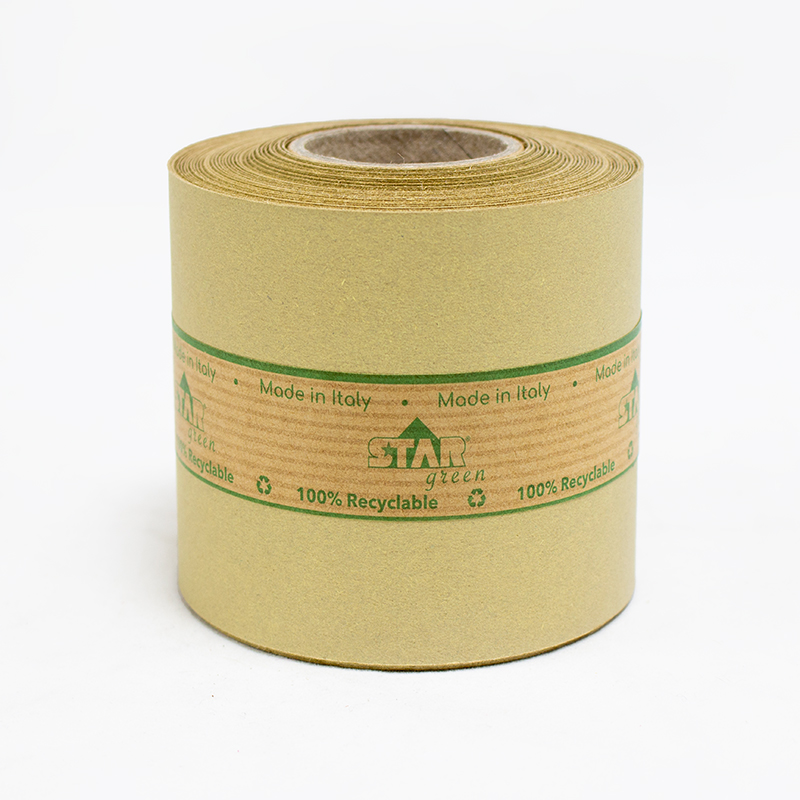 Fita Papel Unito Bilato 75mm x 50mt Creme