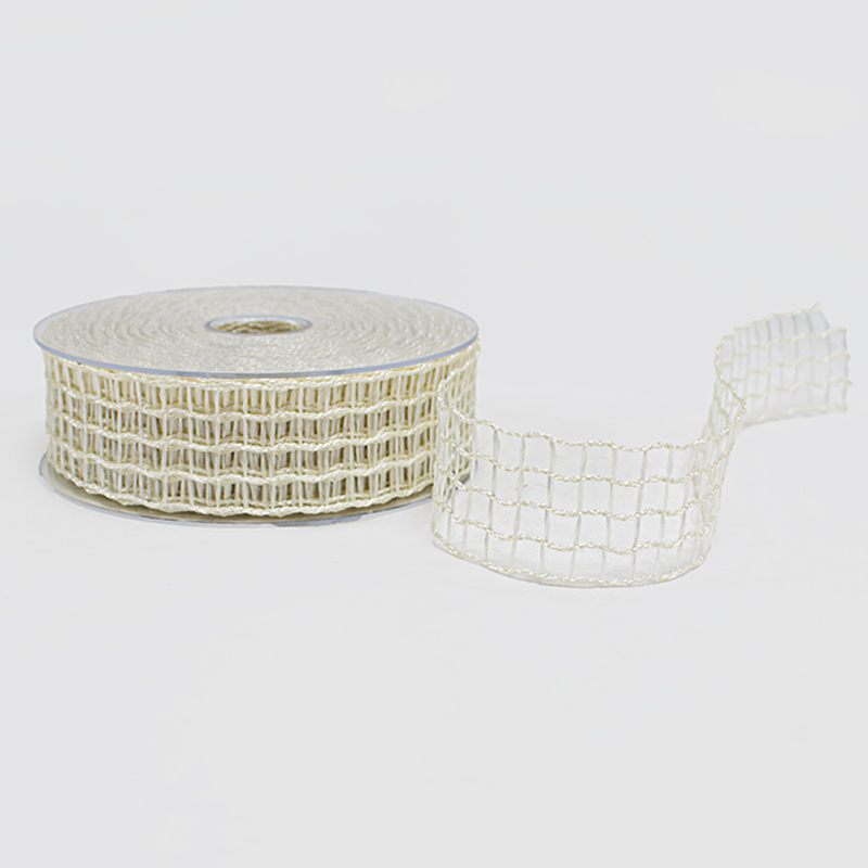 Fita RETE LUCE 40mm x 20mt - Creme (Un)