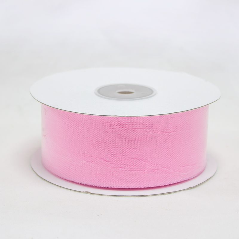 Fita Tulle 5cm X 100mt Rosa
