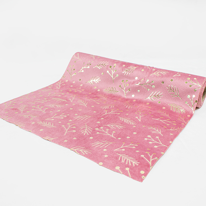 Rolo Camino Mesa 28cm x 3m Rosa Velho