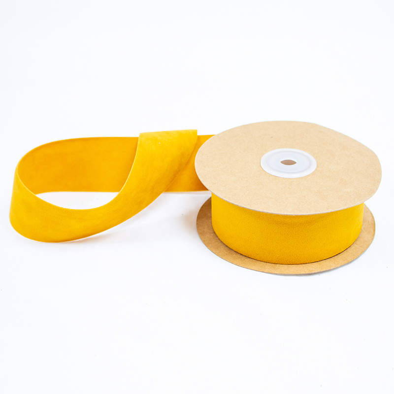 Fita Velvet Double 38mm x 10mt Amarelo T.