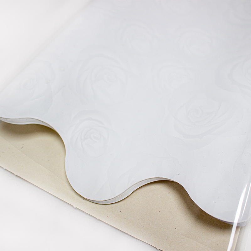 Rondelas 48cm Rosas Brancas ( 50 Un.)