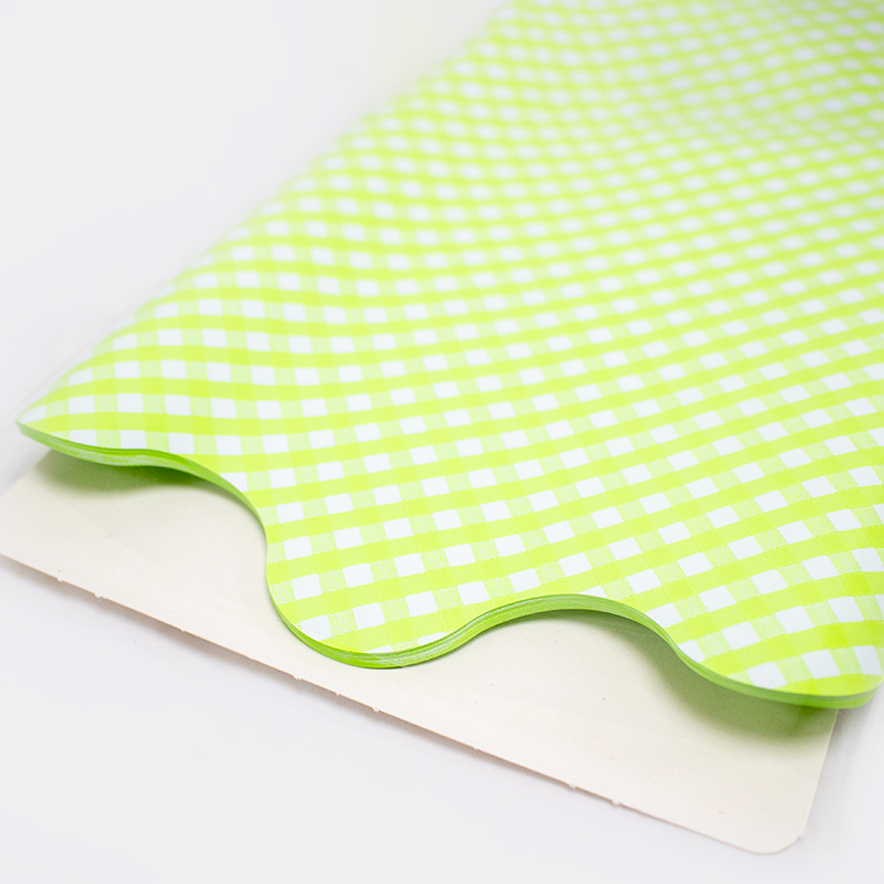 Rondelas 48cm Quadriculada Verde  ( 50 Un.)