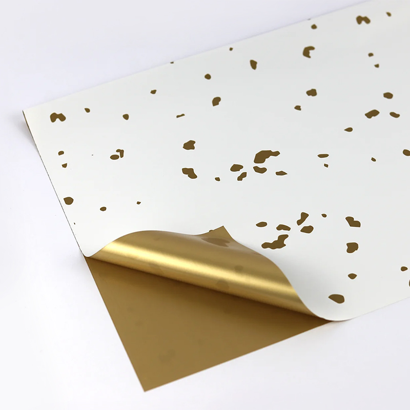 Folhas 57x57cm Branco C/Pintas (20Un)