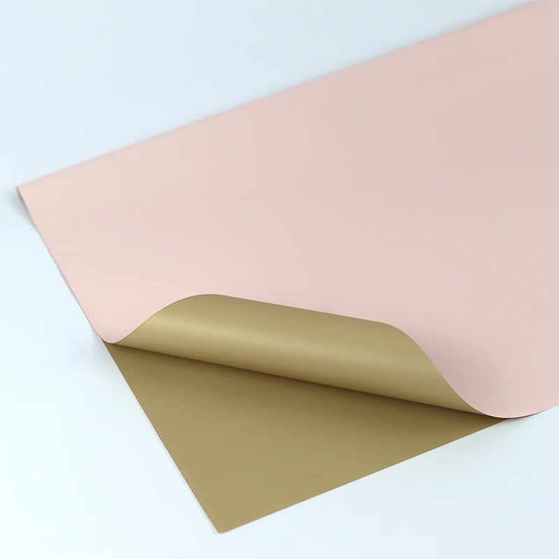 Folhas 57x57cm Rosa+ Kraft (20Un)