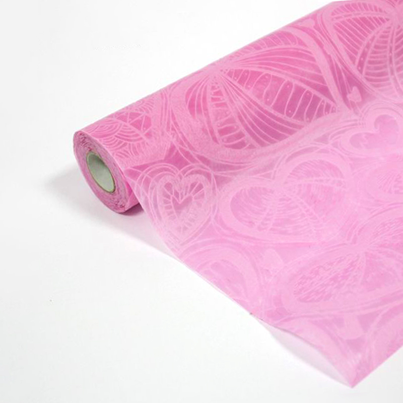 Rolo Fantasia 50cm x 5yds Corações Rosa