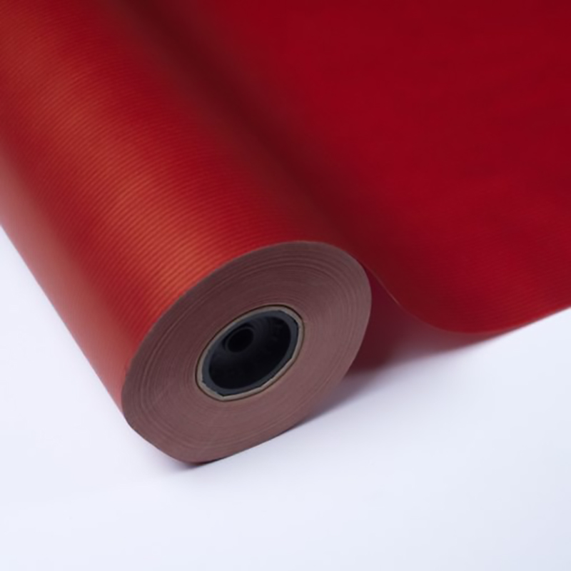 Rolo Kraft 70cm x 100mt Vermelho