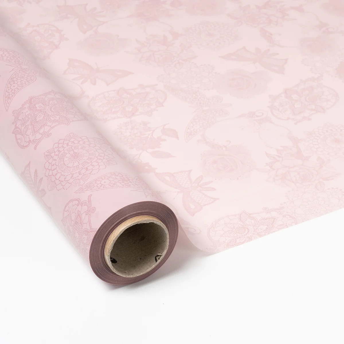 Rolo Opak 70 x 50m Motivos Rosa Velho