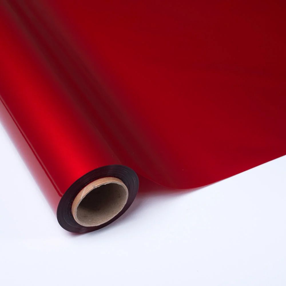 Rolo Opak 70 x 50m Vermelho Brilho Liso