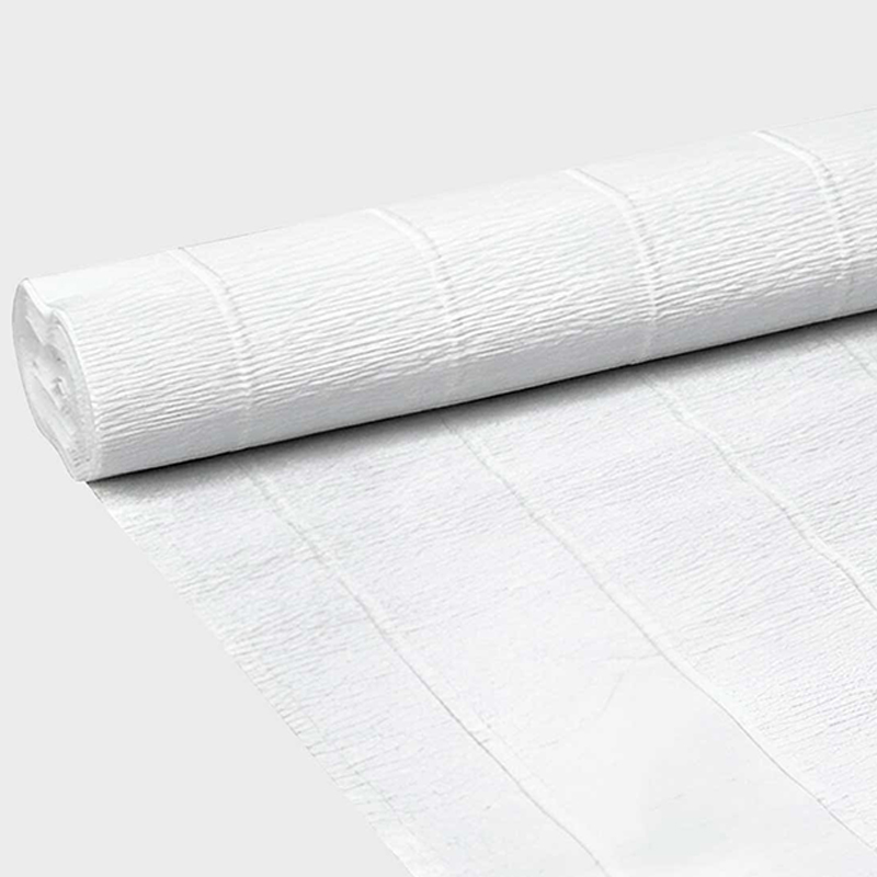 Papel Crepe 50cmx2,5m 180gr Branco