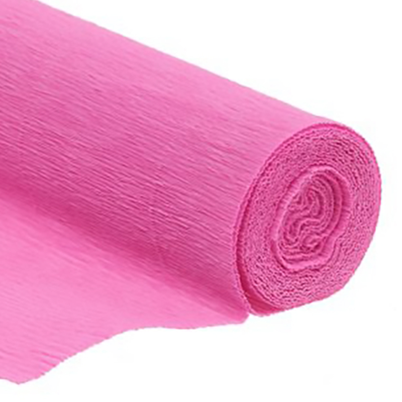 Papel Crepe 50cmx2,5m 180gr Rosa