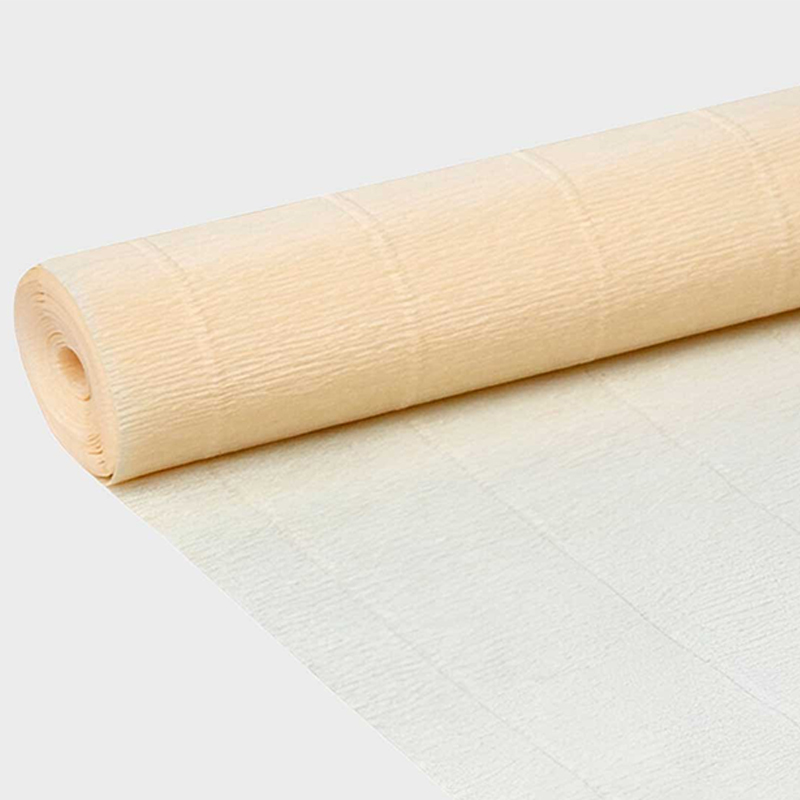 Papel Crepe 50cmx2,5m 180gr Creme