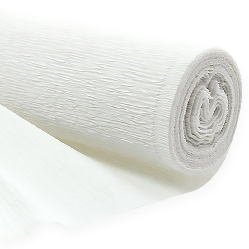 Papel Crepe 50 x 250cm 160gr  Branco - HR