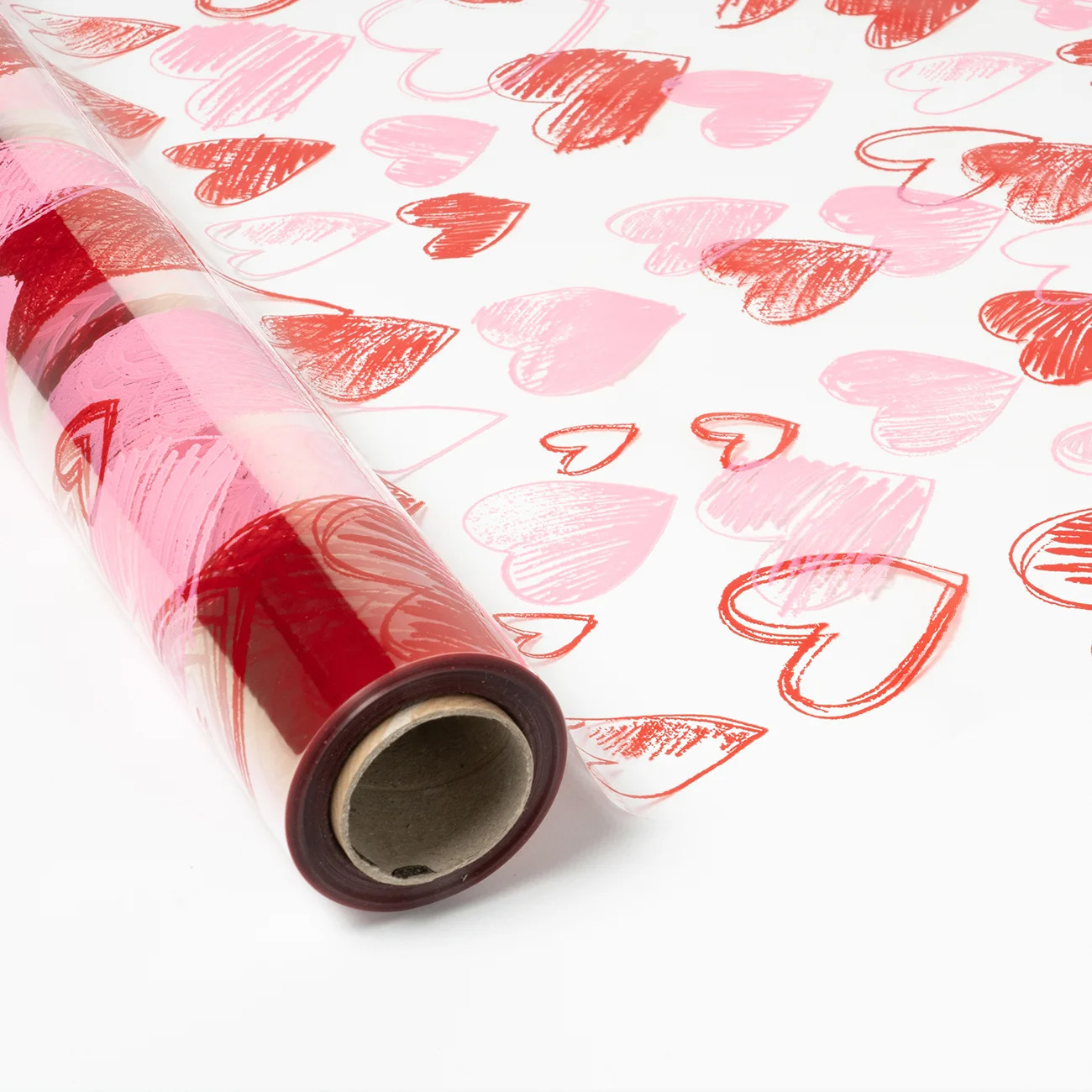 Rolo Propak Corações Vermelho/Rosa 70 x 50m