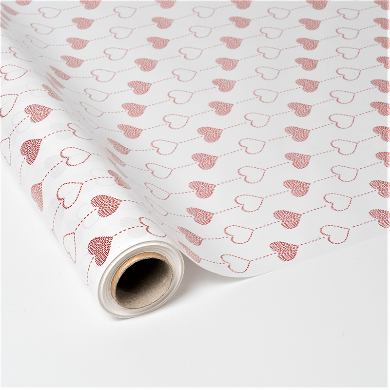 Rolo Opak - Com corações - 70 x 50m