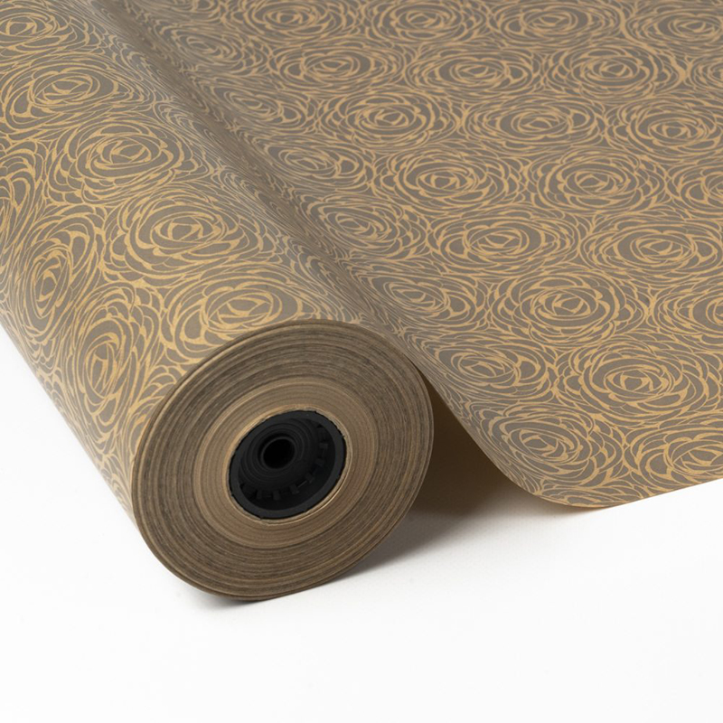 Rolo Ecolpak Rosas 70 x 50m Castanho