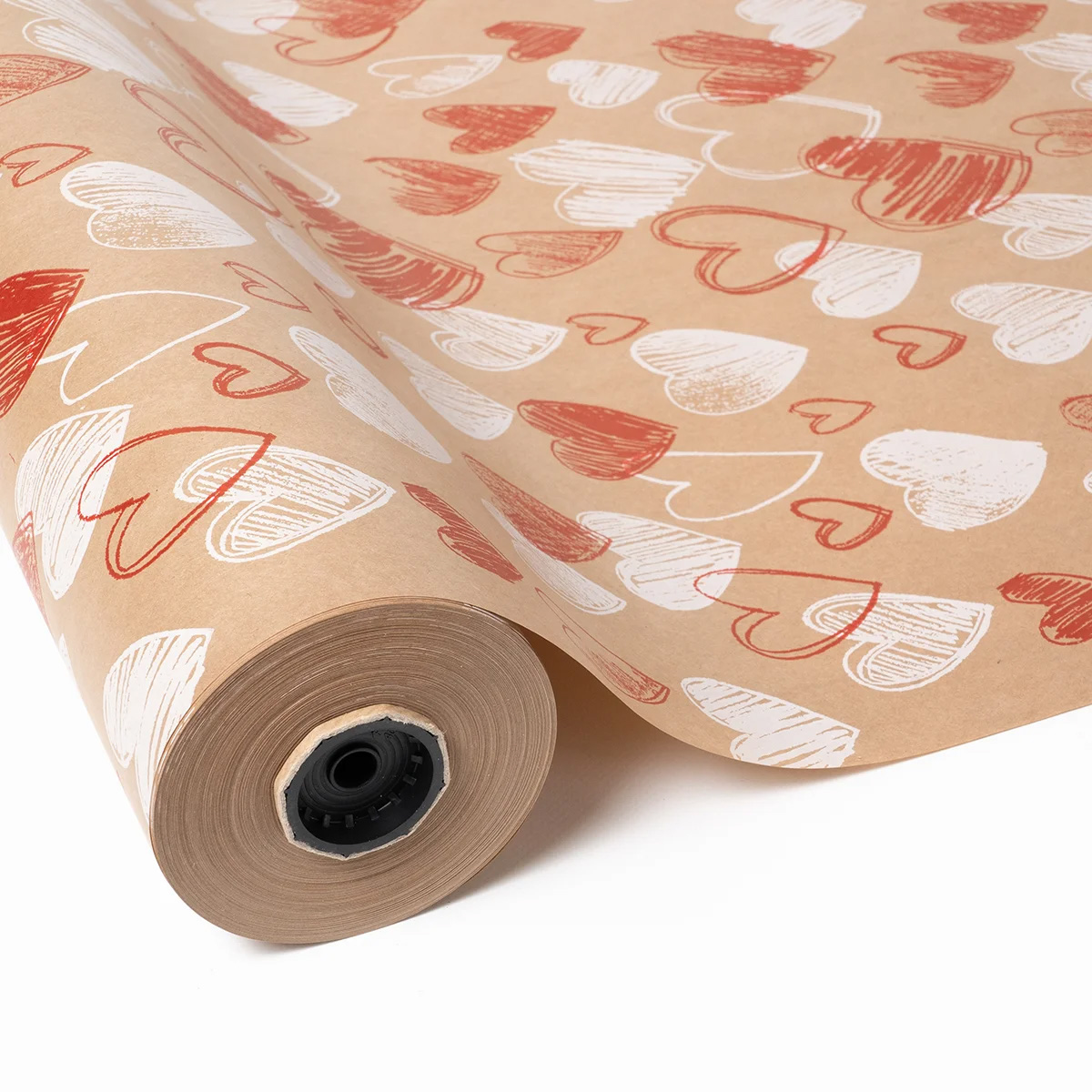 Rolo Ecolpak Corações 70 x 50m Kraft