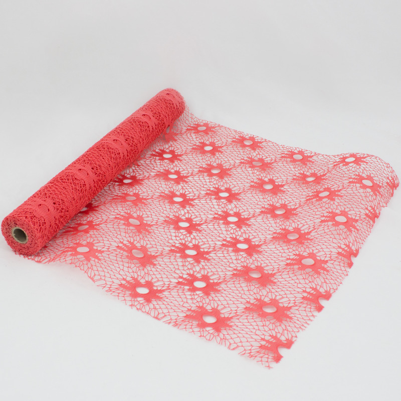 Rolo Sunflower mesh 5yds Coral