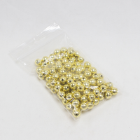 Perolas 10 mm Dourado (100 Un.)