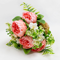 Bouquet Peonias Allium - Rosa