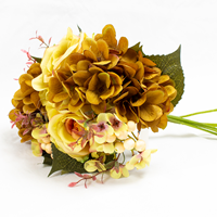 Bouquet Rosas Vintage - Castanho claro 32 cm