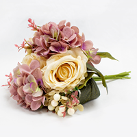 Bouquet Rosas Vintage - Beige 32 cm