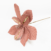 Poinsetia 40cm Rosa (Un)