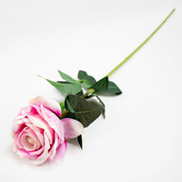 Rosa Art. Aveludada 74cm Rosa