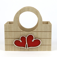 Base Mad. Duplo Cora&ccedil;&atilde;o 15x8cm (Un)