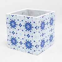 Base Cerâmica Quad.13x13cm - Azul (Un) D
