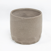 Base Cerâmica Lamon 15.5x13.8cm Castanho