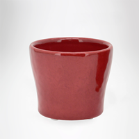 Vaso Cerâmica 11/10cm Vermelha