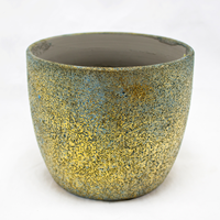 Vaso Cerâmica Bronze 18cm