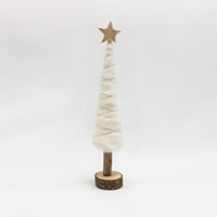 Arvore de Natal Lã 31cm Branca
