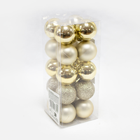Bolas de Natal 40mm (20 Un) Dourado