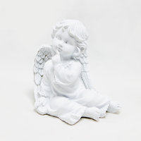Anjo Sentado Branco MS-13893 (B)