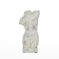Busto Cerâmica Mulher  51cm Creme