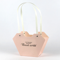 Mala Papel  Flower World 23x15cm - Rosa